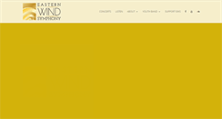 Desktop Screenshot of easternwindsymphony.org